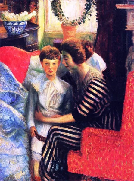 The Artist's Wife and Son