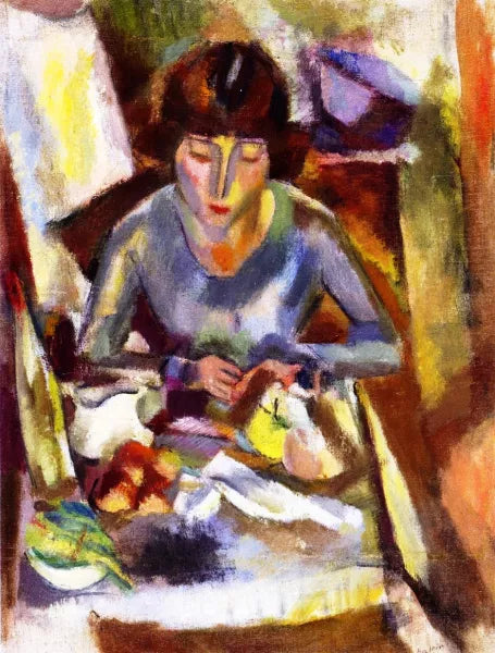 Hermine David at the Table