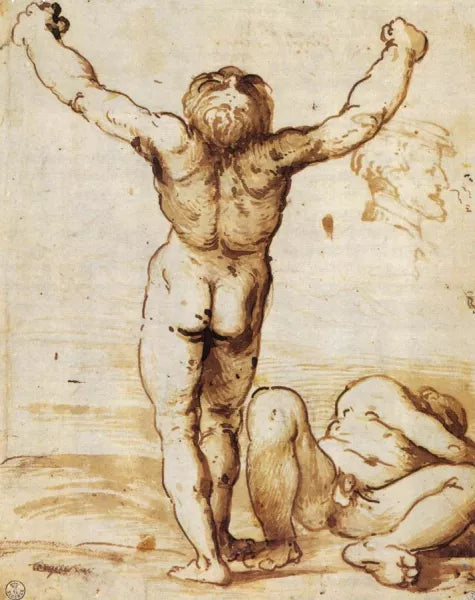 Two Nude Men
