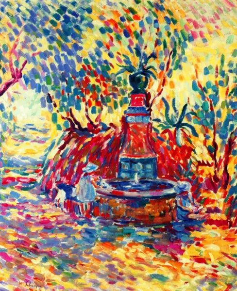 Saint-Tropez, Girls at a Fountain