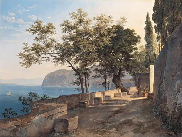 Terrace of the Capucin Priory in Sorrento
