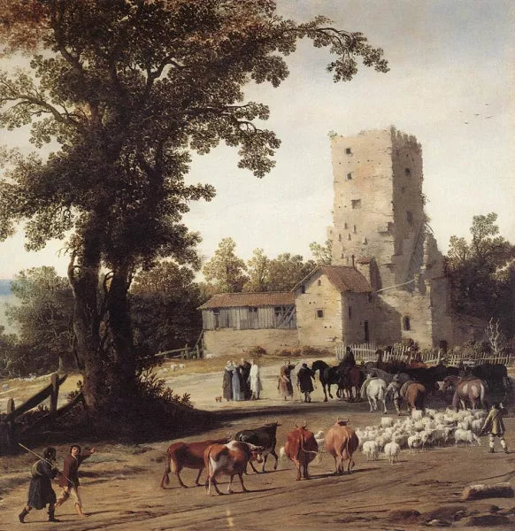 Italianate Landscape with the Parting of Jacob and Laban