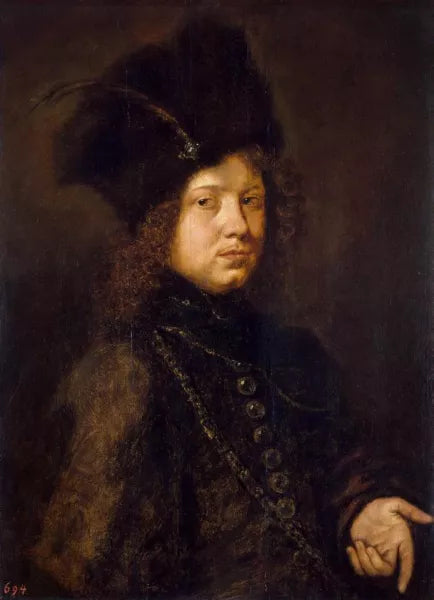Portrait of a Young Man in a Fur Hat