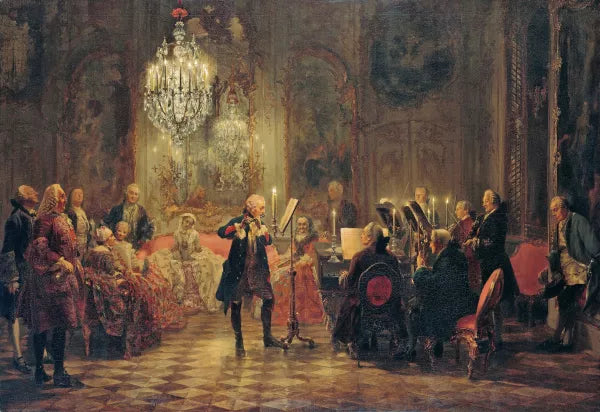 A Flute Concert of Frederick the Great at Sanssouci
