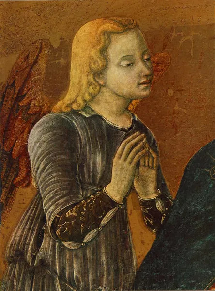Madonna with Child and Two Angels Detail