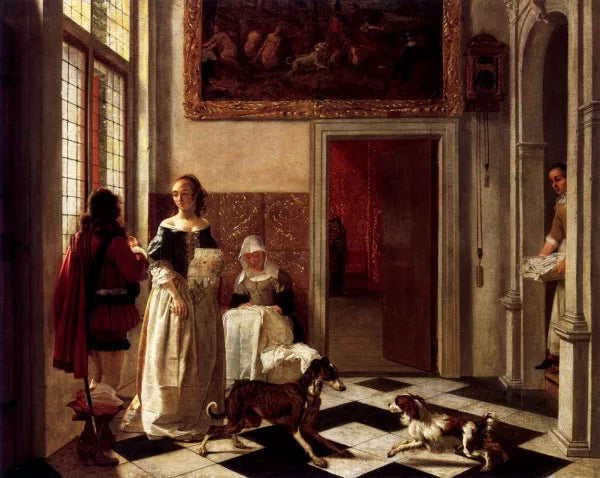Woman Receiving a Letter