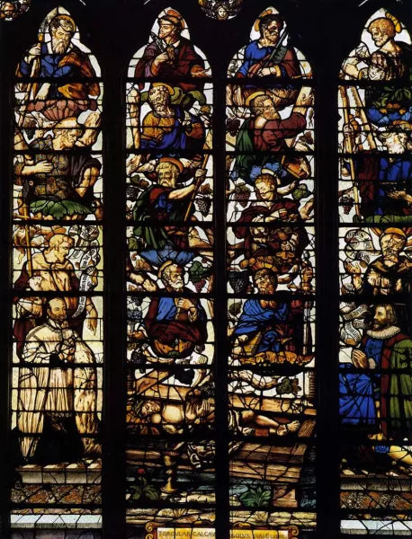 The Mystical Wine Press Detail