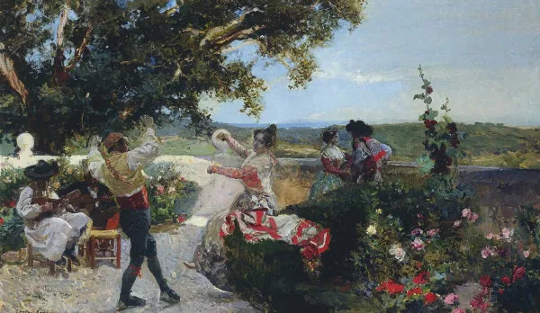 Valencian Dance in an Orange Grove
