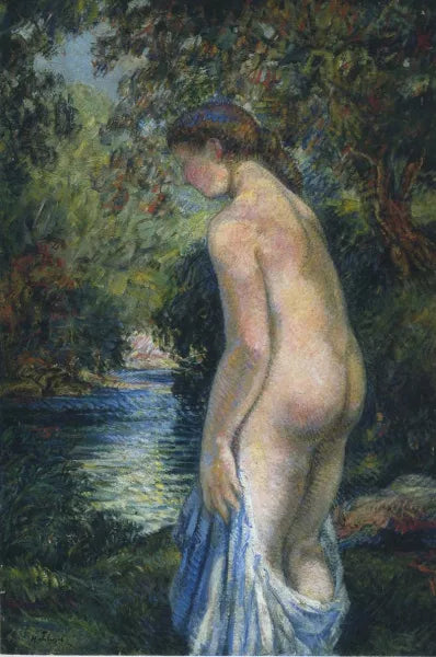 Young Bather by the River
