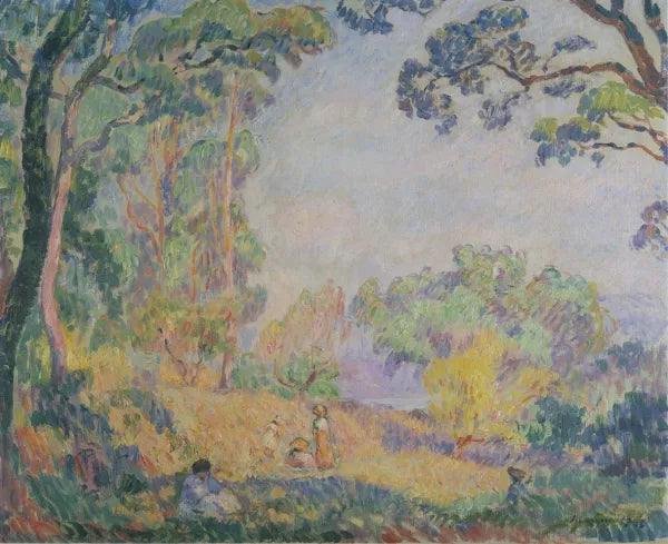 In a Field Near the Sea