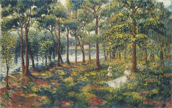 Madame Lebasque and Daughter by the Marne