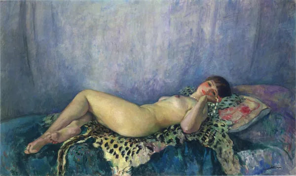 Nude on a Leopard Skin