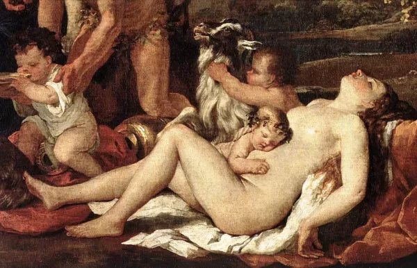 The Nurture of Bacchus Detail