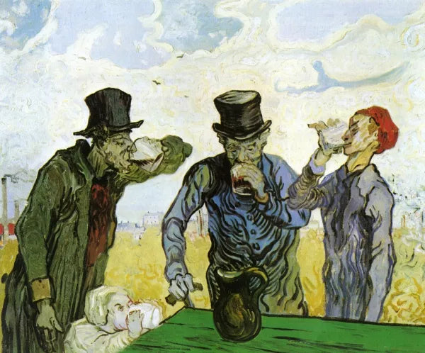 The Drinkers after Daumier