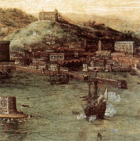 Naval Battle in the Gulf of Naples Detail