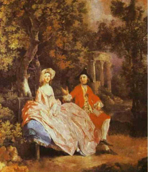 Self-Portrait with His Wife, Margaret probably