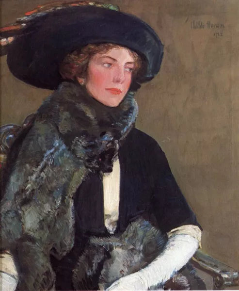 Lady in Furs also known as Mrs. Charles A. Searles