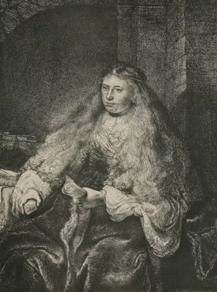 Study of Saskia; called the 'Great Jewish Bride'