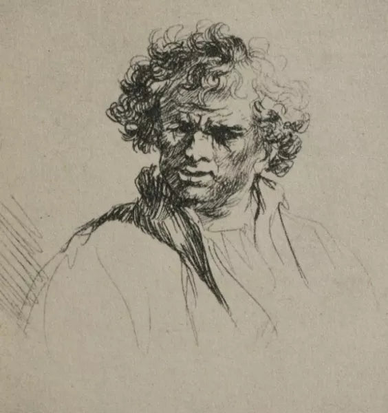 Man with Curly Hair