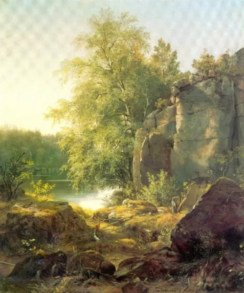 View on the Island Valaam Etude