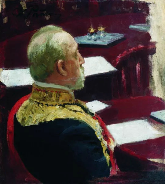 Portrait of Secretary of State General and Member of State Council Mikhail Nikolayevich Galkin-Vraskoi Study