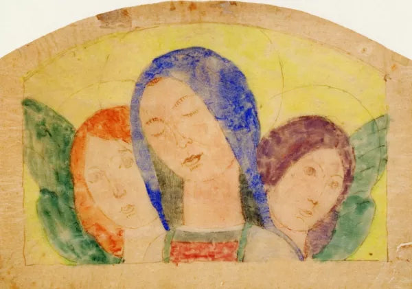 The Virgin between Two Angels