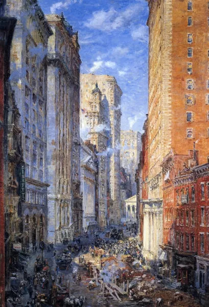 Broad Street Canyon, New York