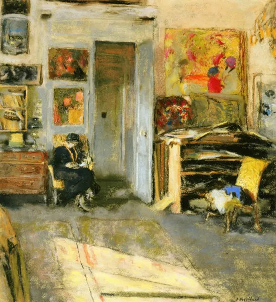Madame Josse Hessel in Vuillard's Studio