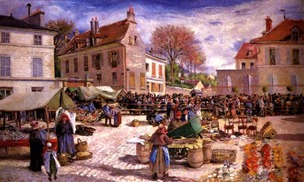 Market Place at Pontoise