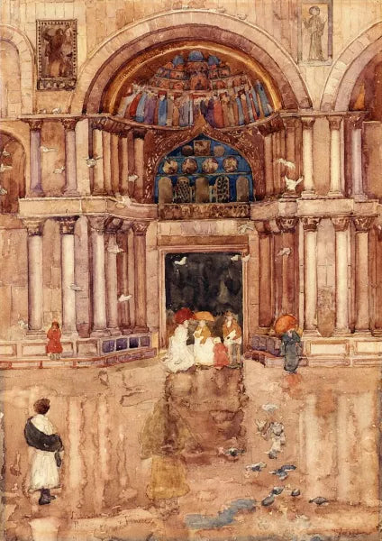 The Porch with the Old Mosaics, St. Marks, Venice