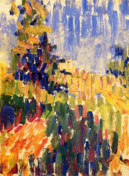 Landscape with Grey Sky