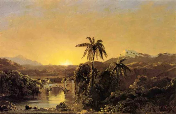 Sunset in Ecuador