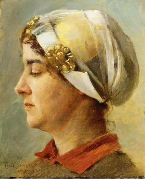 Woman with White Cap