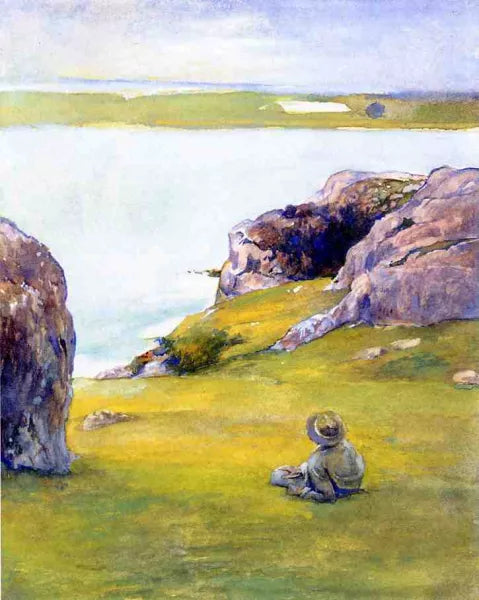 Study at Brenton's Cove, Newport, Looking towards Fort Adams