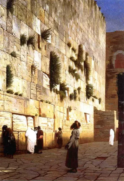 Solomon's Wall, Jerusalem (also known as The Wailing Wall)