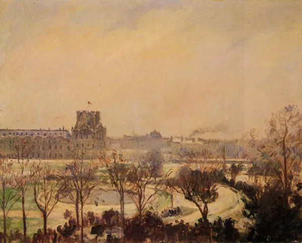 The Tuileries Gardens: Snow Effect