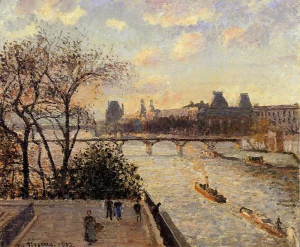 The Louvre and the Seine from the Pont-Neuf