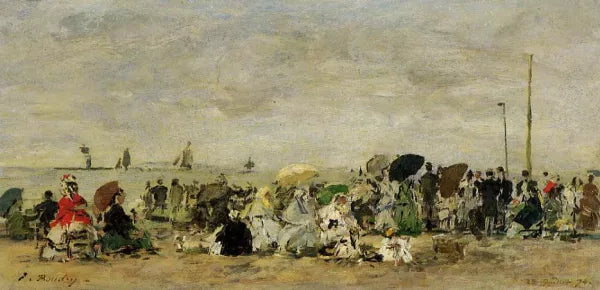 Beach Scene, Deauville