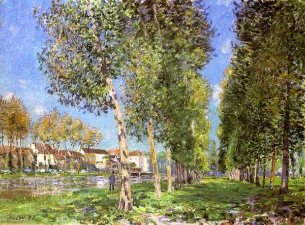 The Lane of Poplars at Moret-Sur-Loing 2
