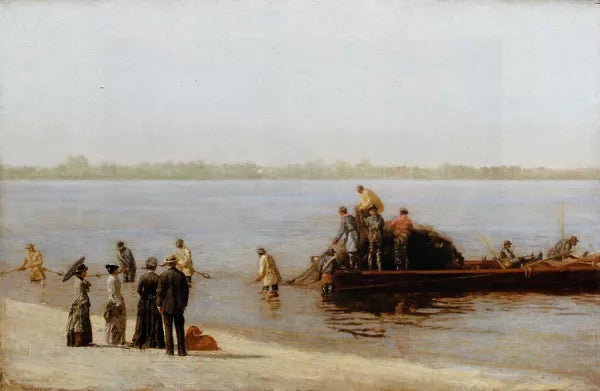 Shad Fishing at Glouceser on the Delaware River