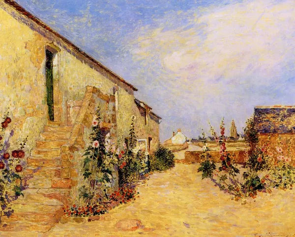 Kervaudu Garden, Climbing Roses