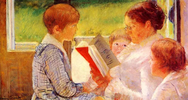 Mrs Cassatt Reading to Her Grandchildren
