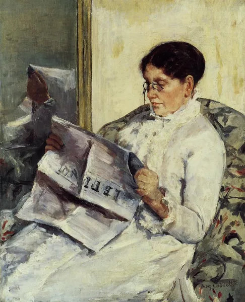 Portrait of a Lady (also known as Reading 'Le Figaro')