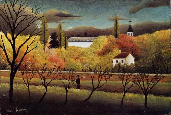 Landscape with Farmer
