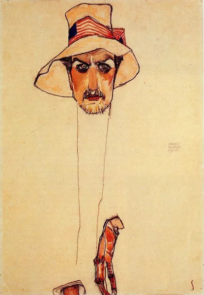 Portrait of a Man with a Floppy Hat also known as Portrait of Erwin Dominilk Osen