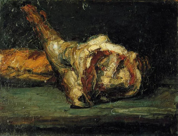 Still Life - Bread and Leg of Lamb