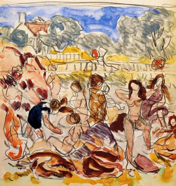 Figures on the Beach