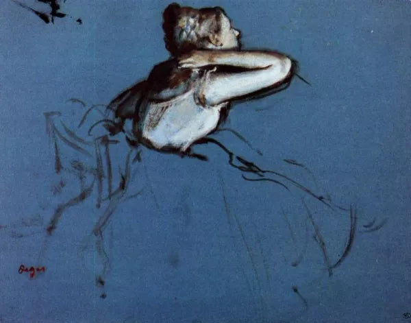 Seated Dancer in Profile