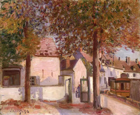 View in Moret Rue de Fosses