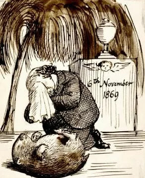 Rossetti Lamenting the Death of His Wombat